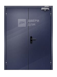 Двупольная ДПМ-02 2-го типа глухая противопожарная дверь шумоизоляционная